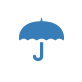 blue umbrella