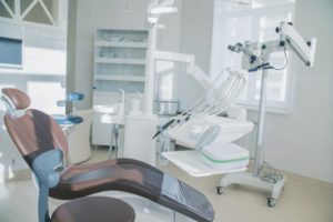 Clean, disinfected dental chair at Crown Point dentist practice